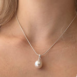 Australian South Sea Pearl Pendant  set in sterling silver