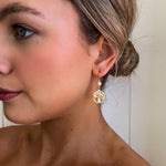 boab tree earrings in gold
