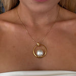 statement mabe pearl pendant designed in broome
