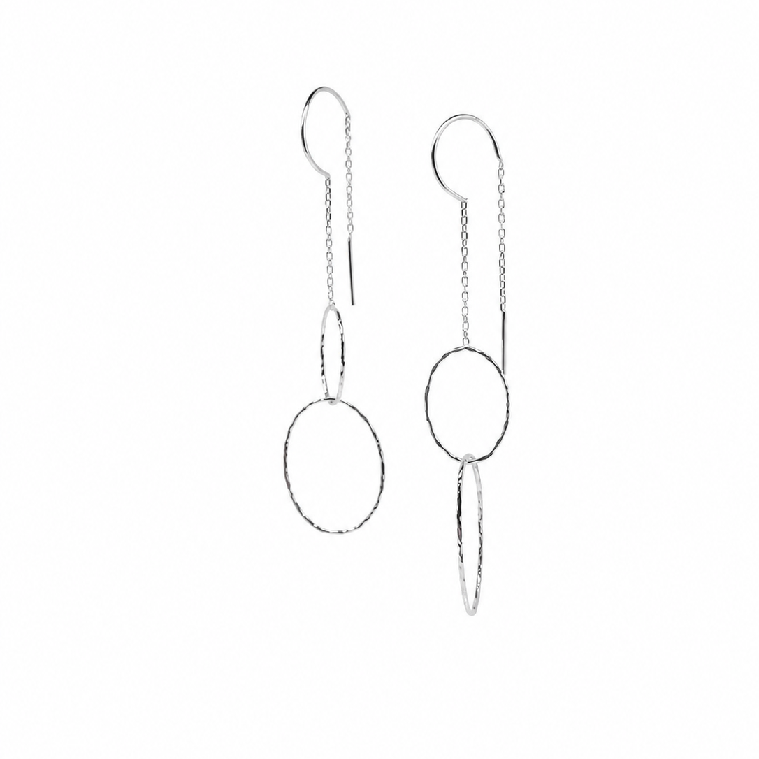 loop thread earrings