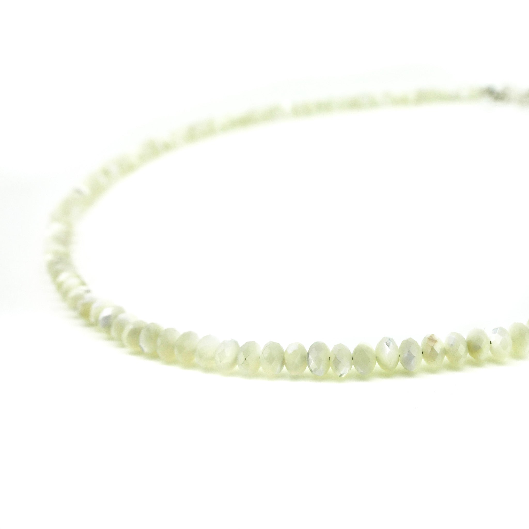 mother of pearl necklace by lush designs beach jewellery