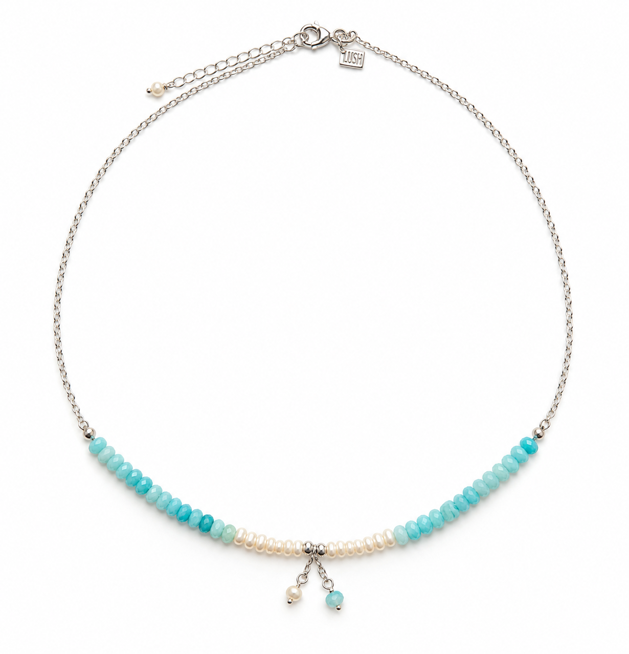 Ocean spell light apatite Necklace