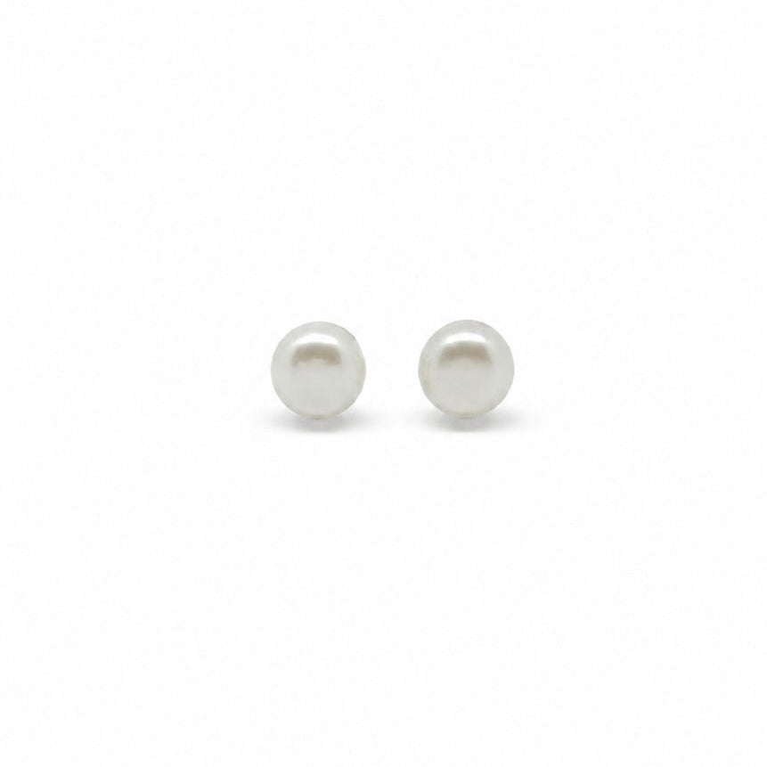 10mm pearl clip-ons
