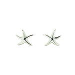 sterling silver starfish studs