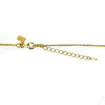 dainty gold starfish necklace with pearl