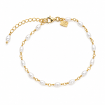 Seaside Bliss Pearl Bracelet Gold Vermeil with genuine freshwater pearls and premium 925 sterling silver, designed in Broome Western Australia
