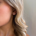 small silver starfish studs