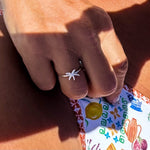 Starfish silver ring 