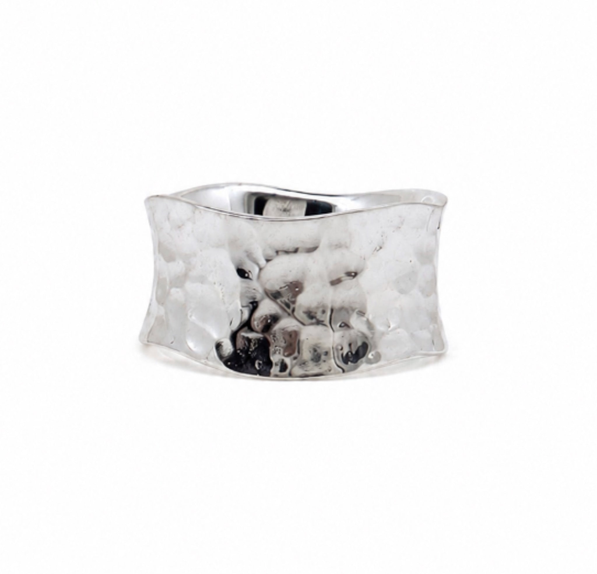 Sterling silver Tidal Flow ring featuring a contemporary wave-inspired sculptural design, designed in Broome Western Australia