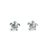 Sterling silver turtle studs 