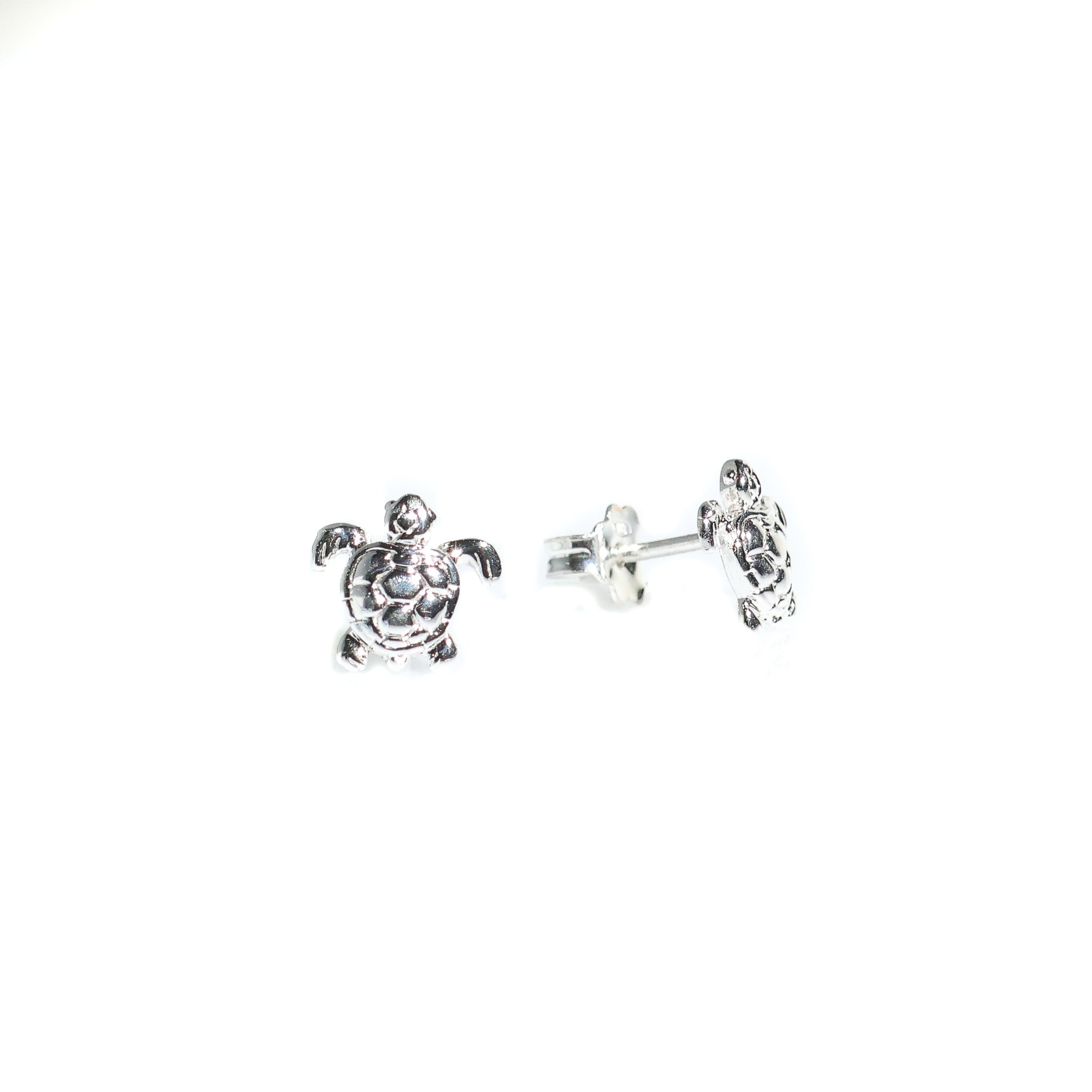silver turtle studs australia