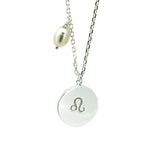 zodiac Leo Necklace in silver
