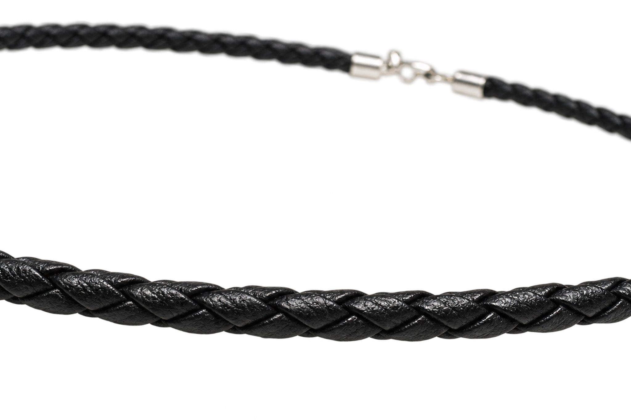 back braid necklace with sterling silver clasp designed in broome western australia