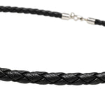 back braid necklace with sterling silver clasp designed in broome western australia