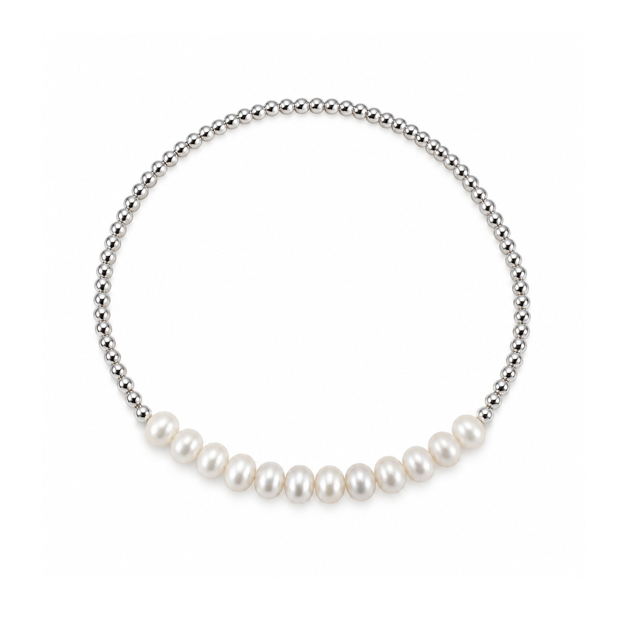 Cable Beach Sands Pearl Bracelet Silver