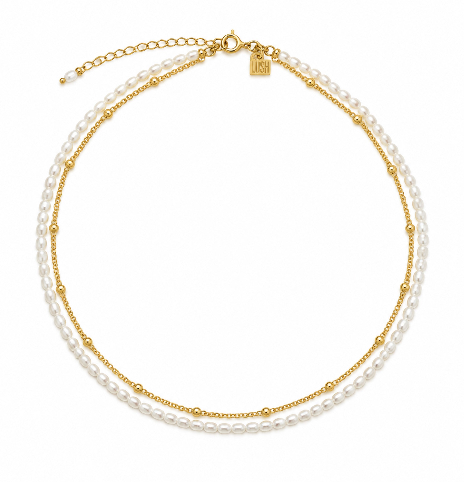 pearl anklet with gold chain detail called cascade pearl anklet gold designed in Broome Western Australia