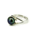 Black Pearl Ring silver 