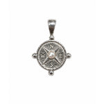 sterling silver pendant compass design perfect for travellers