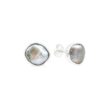 drift pearl studs silver designed in broome western australia
