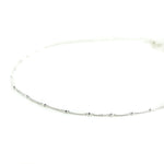 Halo adjustable necklace crafted in 925 sterling silver featuring a minimalist circle pendant