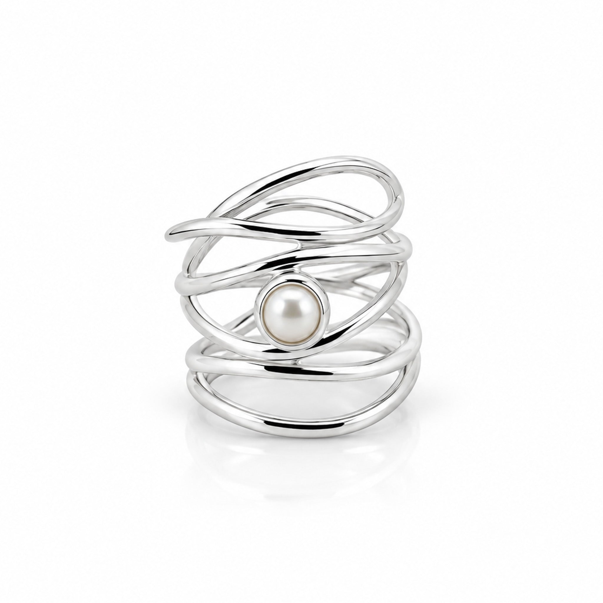 Horizontal Falls Ring Silver – Sterling Silver Coastal Ring Australia | Lush Designs Jewellery