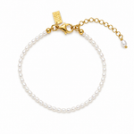 Mermaids Treasure Pearl Bracelet Gold with genuine freshwater pearls, premium gold vermeil chain, and beach-inspired Australian jewellery design.