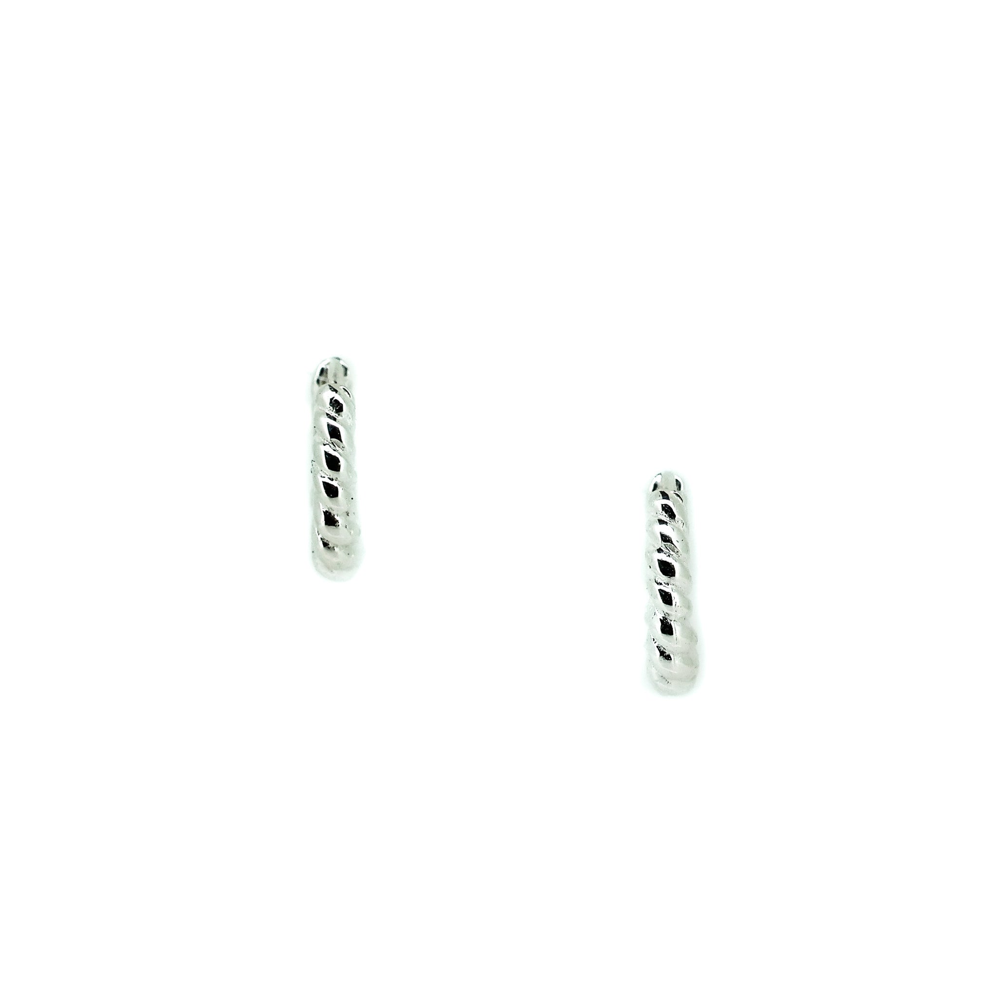 sterling silver huggie sleeper earrings sterling silver Australian jewellery