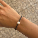Lush Designs pearl neoprene bracelet designed in Broome Western Australi