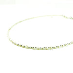 dainty pearl and silver necklace
