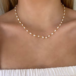 “Seaside Bliss freshwater pearl gold vermeil necklace designed in Broome Western Australia”