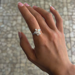 sterling silver ring designed in a turtle