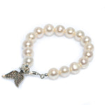 ANGEL WING PEARL  BRACELET