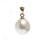 australian south sea pearl pendant 9ct yellow gold broome pearl jewellery