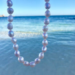 Keshi pearl necklace pink 
