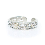 pearl toe ring