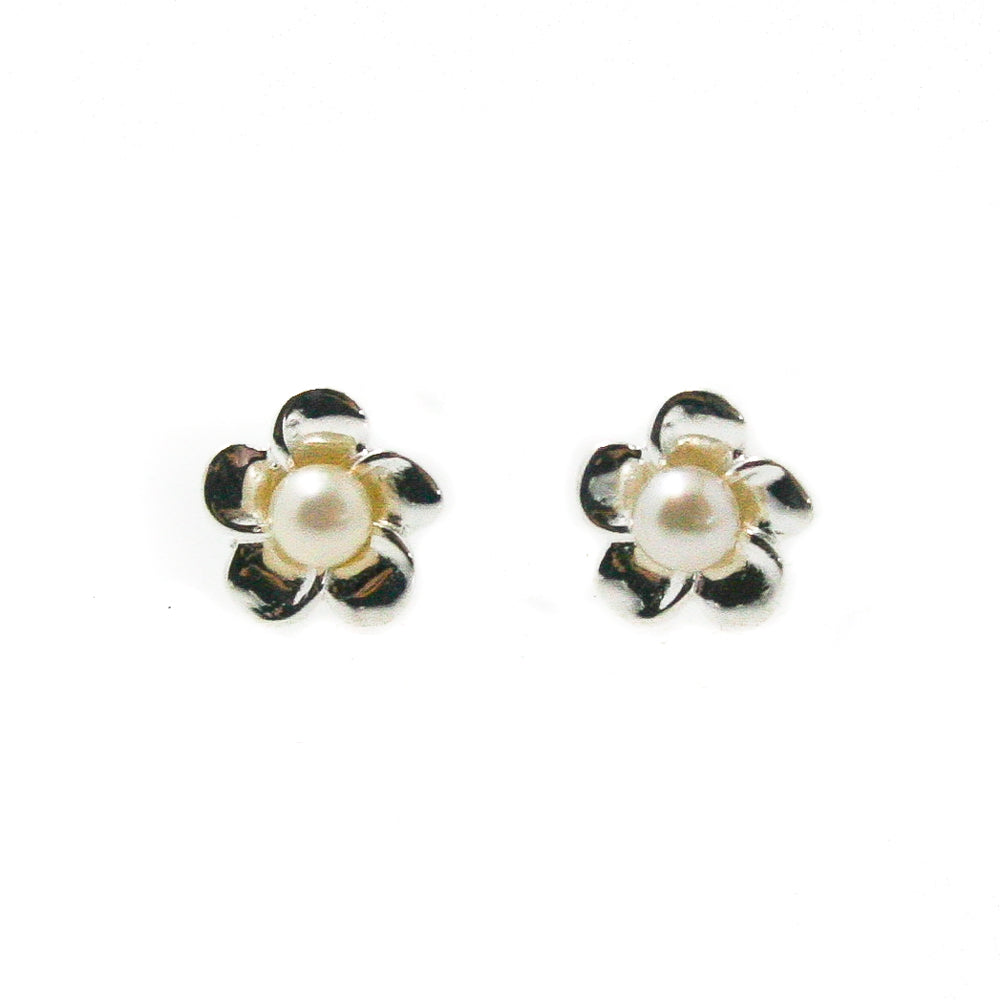 frangipani Pearl studs