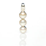 Pearl Stack Pendant in 925 sterling silver featuring genuine freshwater pearls in a layered arrangement