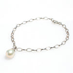 “Sterling silver freshwater pearl bracelet designed in Broome Western Australia”