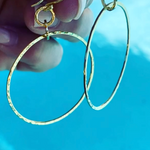 gold hoop earrings
