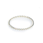 seabreeze spiral steerling silver dainty ring