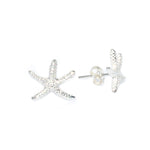 starfish stud earrings In sterling silver 