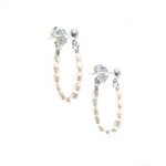 Rice pearl earrings 