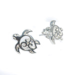 Turtle Cove Studs Silver