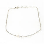 silver arrow anklet