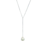 “Australian South Sea pearl necklace in sterling silver inspired by Broome pearling heritage designed in Western Australia”