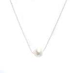 “Australian South Sea pearl Sophie necklace in sterling silver designed in Broome Western Australia”