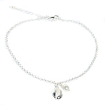 cowrie shell anklet