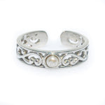 pearl toe ring