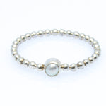 dainty pearl ring
