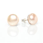 pink pearl studs